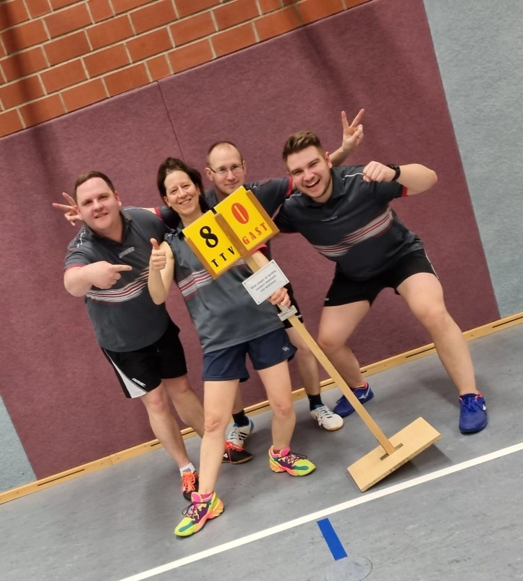 TTV II mit 8:0 gegen den SV Gerbershausen